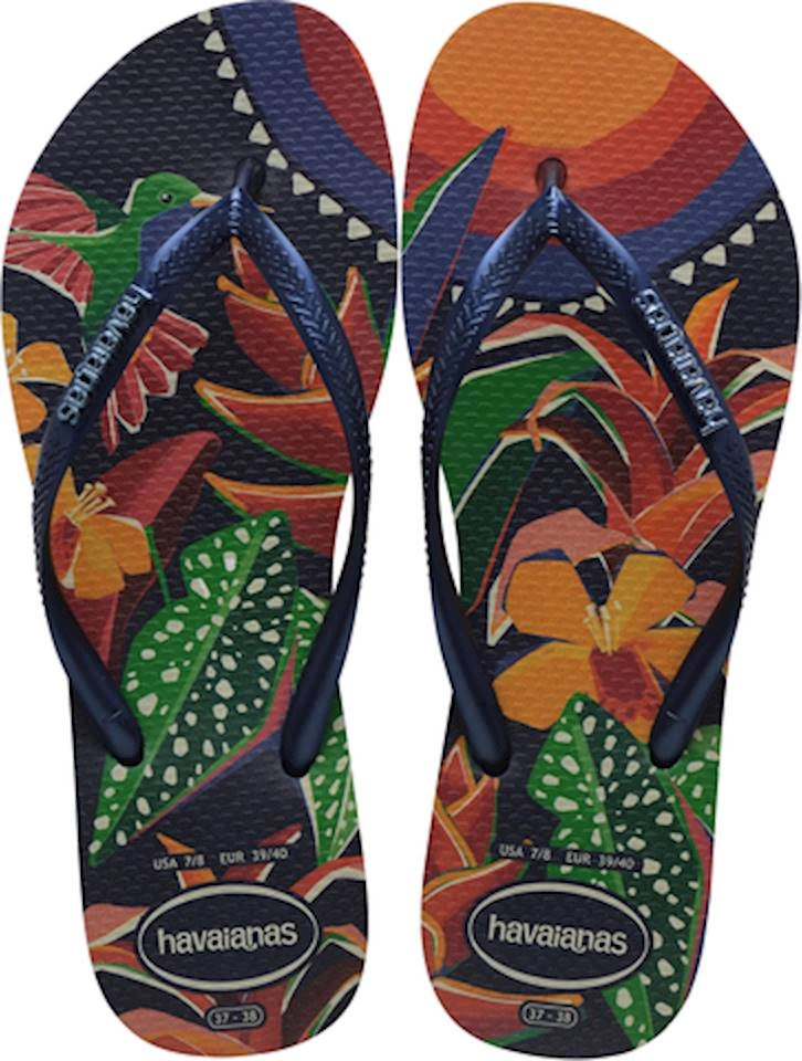 Sandalia Havaianas Slim Tropical Marinhomarinho