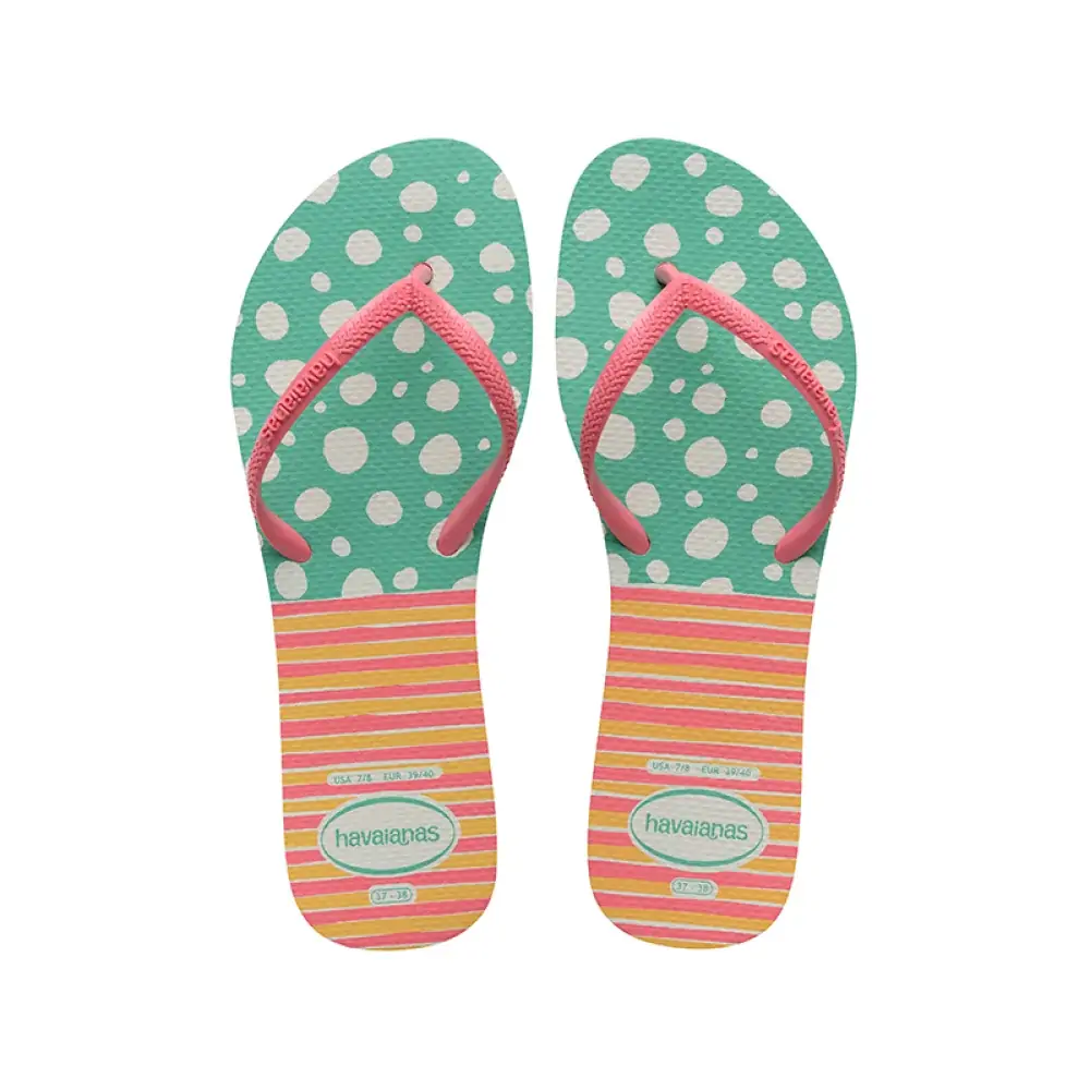Chinelo Branco/rosa Flat Mix Havaianas N° 35/36
