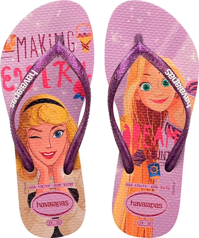 Chinelo Bege Palha Kids Slim Havaianas N° 23/24