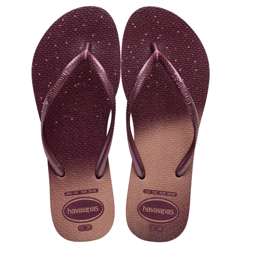 Chinelo Terra Roxa Slim Gloss Havaianas N° 33/34