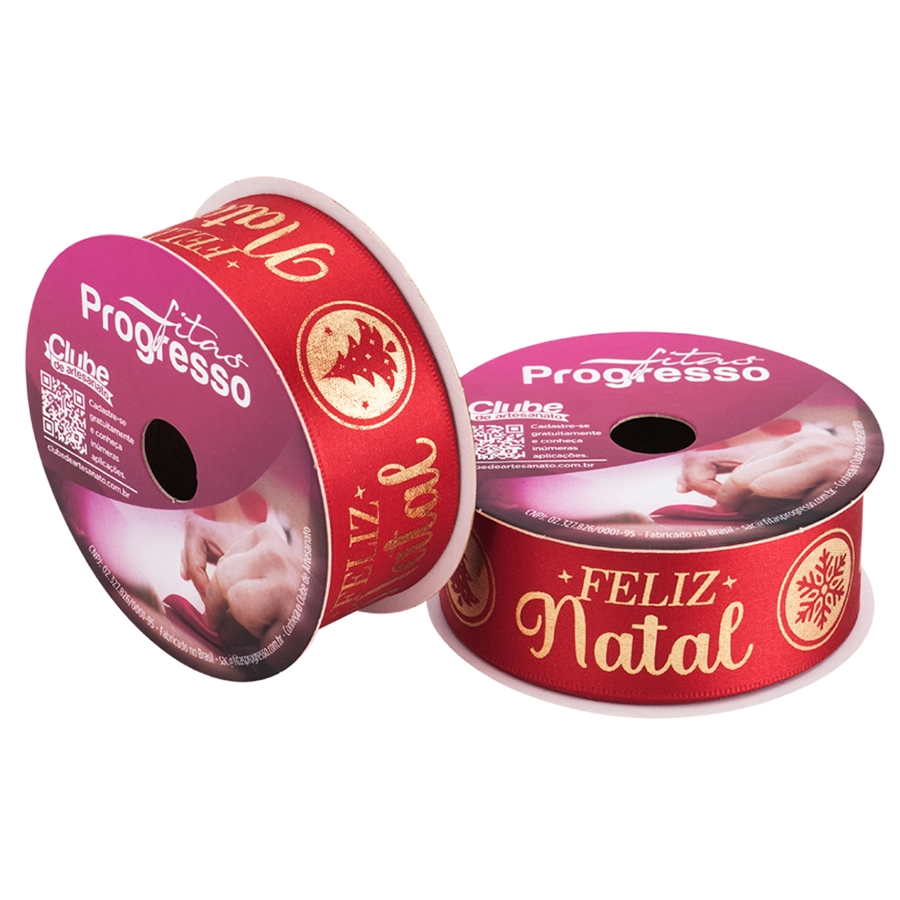Progresso Fita Ecf007h 30mmx10m Natal Frase