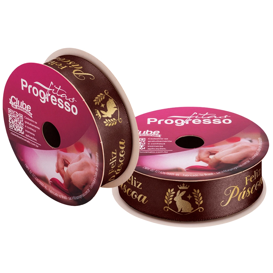 Fita Cetim 22mmx10m Feliz Pascoa Cor973 Ecf005h Progresso