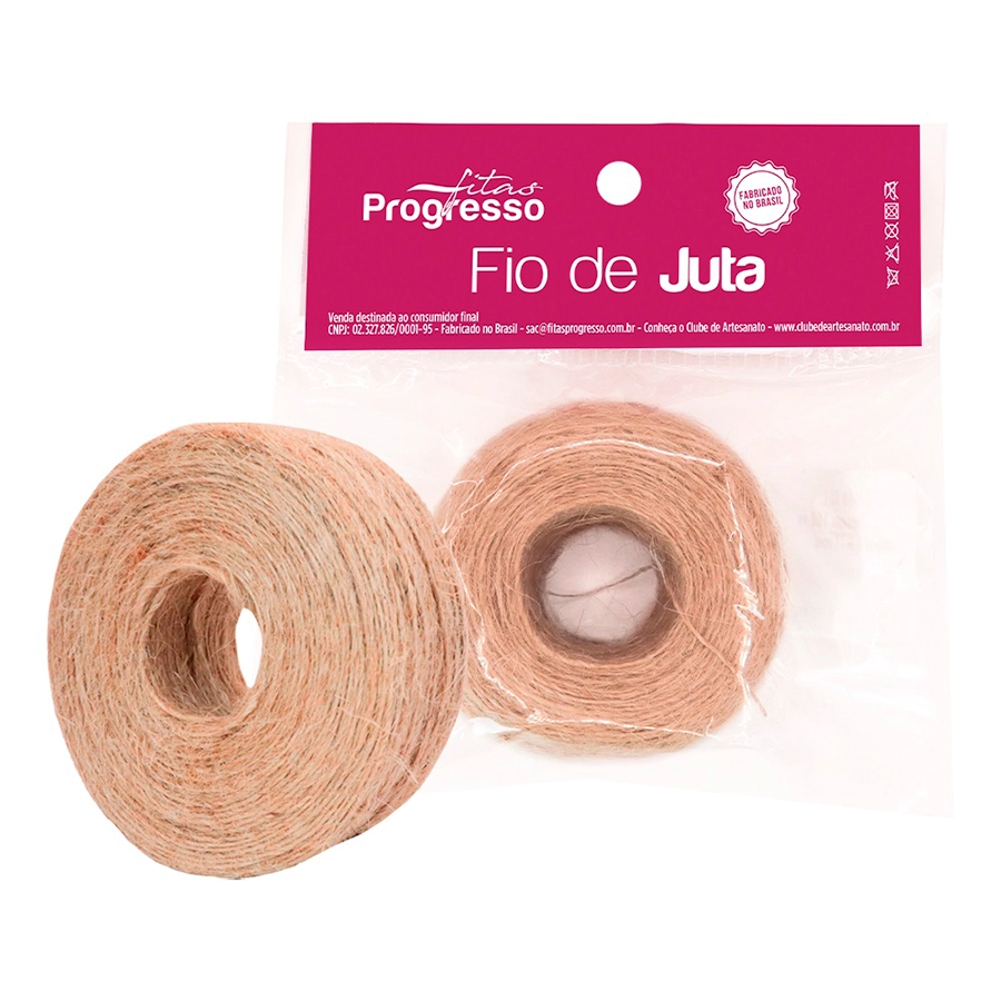 Cordao Fio De Juta 0,74mmx100m Jf001 000 001 Nat Progresso