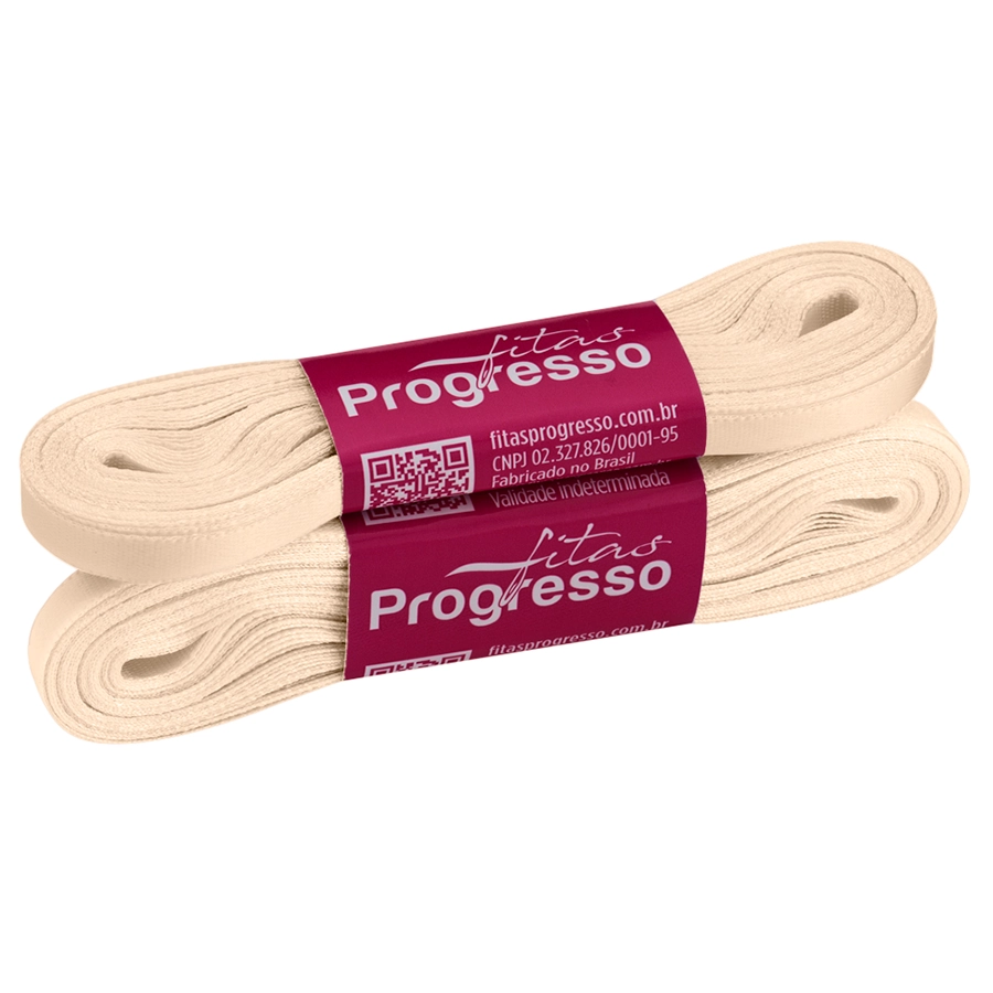 Fita Cetim Simples Cf001 7mm Cor 2083 Areia Peca 10m Progresso