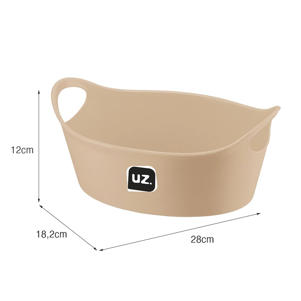 Cesto M Plus Capuccino Uz332 Cap Plasticos Uz
