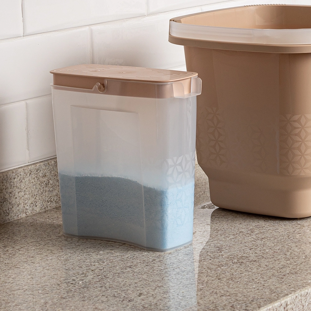 Porta Sabao Po Plastico Capuccino Uz550 Cap Uz Plastic