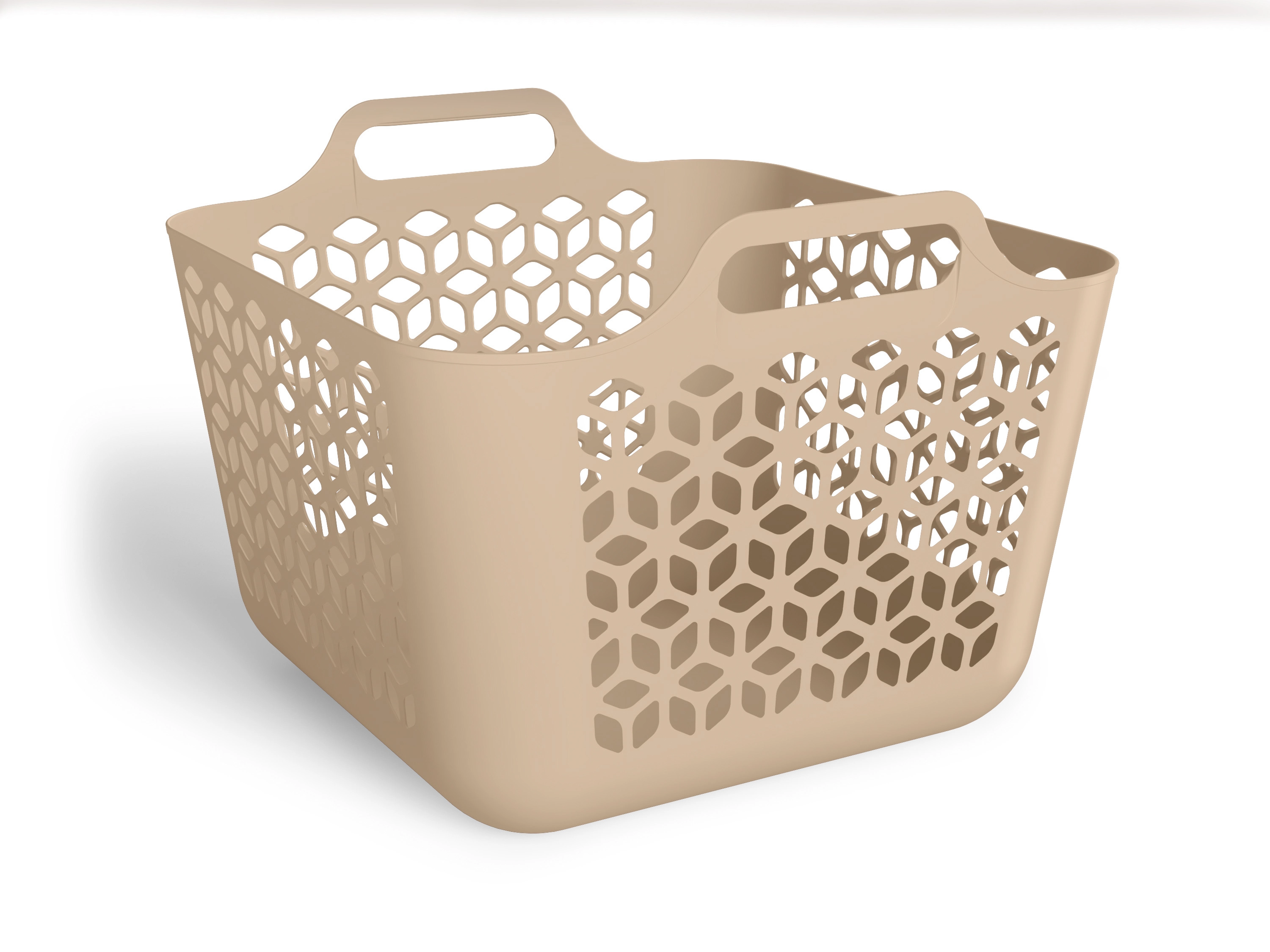 Cestos De Roupa Medio Uz 30l Cor Capuccino