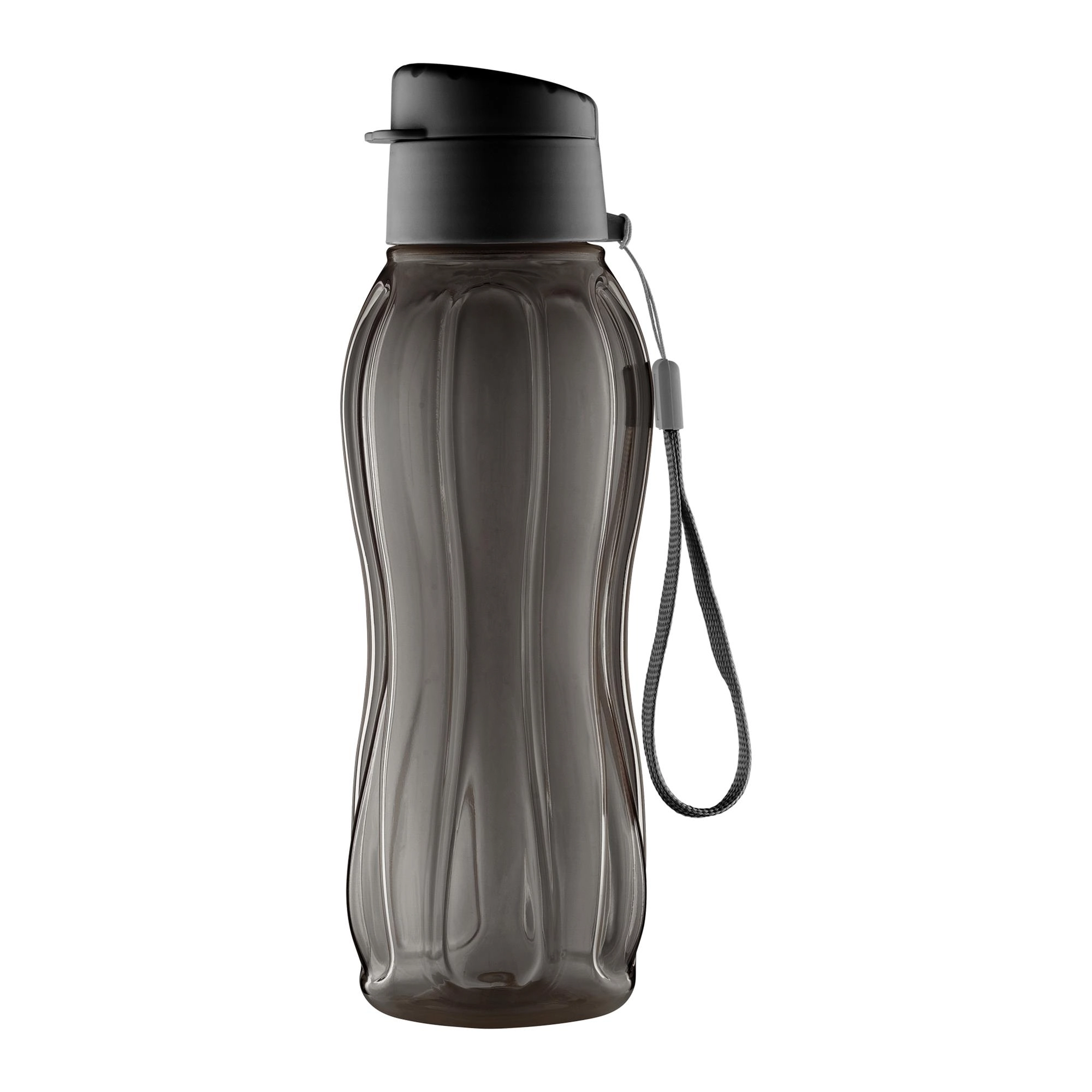 Squeeze Plast Uz Preto Transparente 500ml