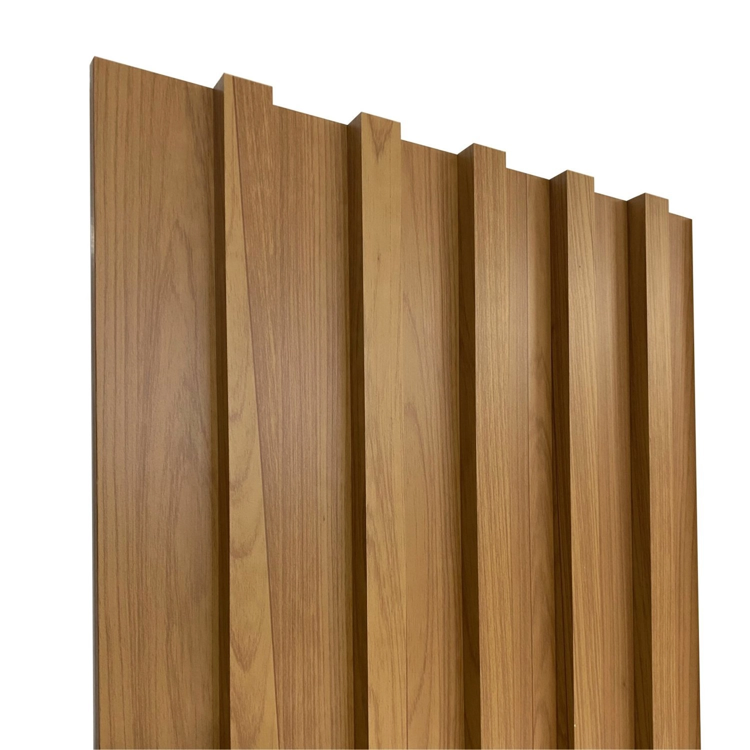Painel Ripado Em Placa 250x89,5cm (2,23m²) Mdf Freijó/madeirado