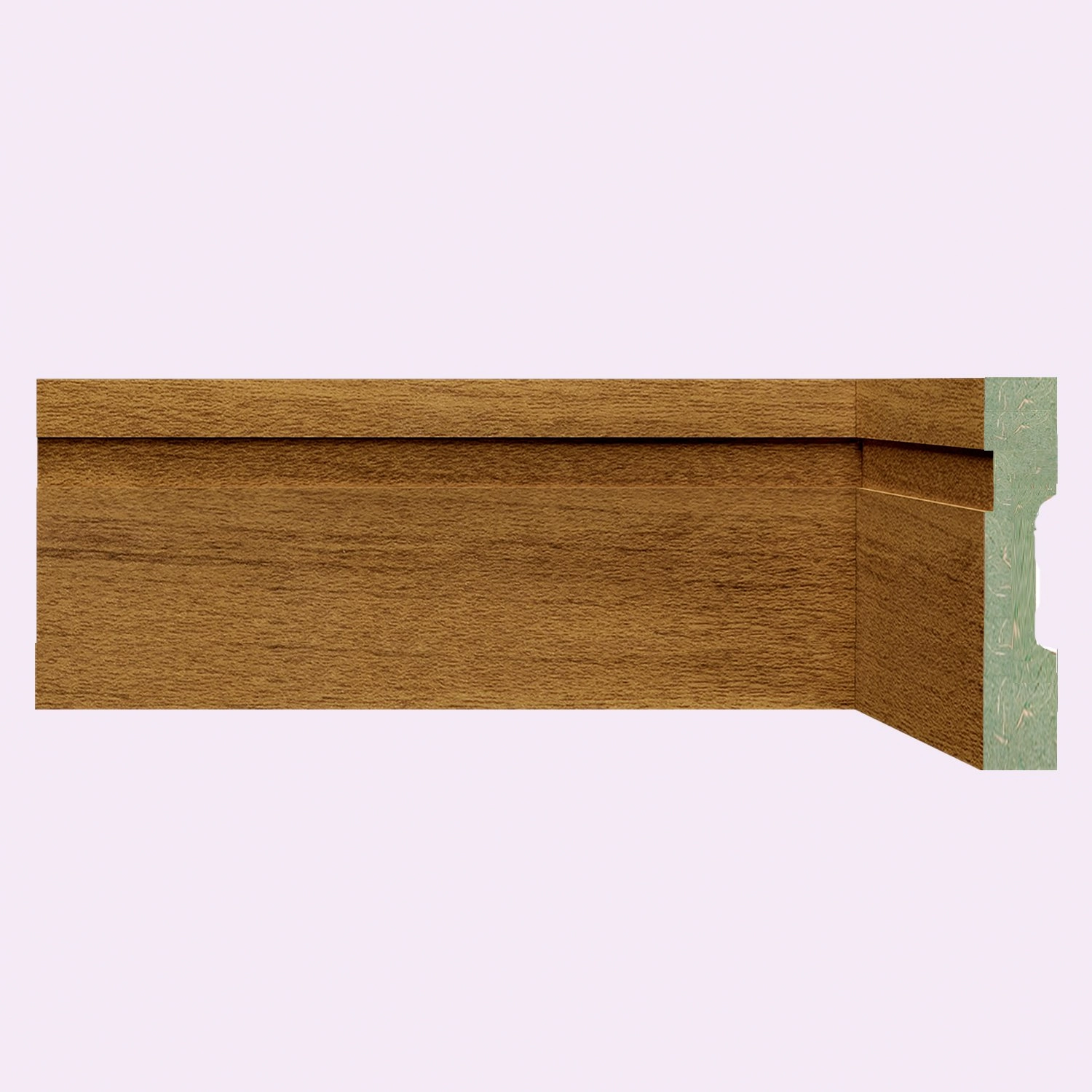 Kit Rodapé De Mdf 30 Barras Frisadas De 10cmx2,40m Rende 72 Metros   Turim