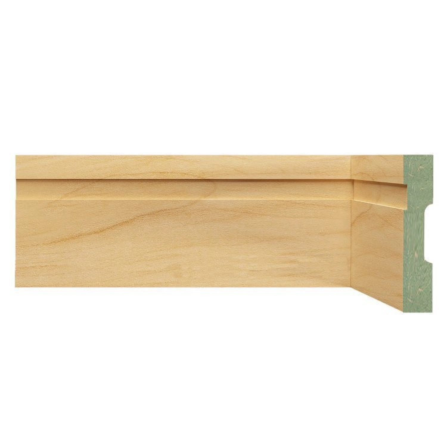 Kit Rodapé De Mdf 10 Barras Frisadas De 10cmx2,40m Rende 24 Metros Castanho