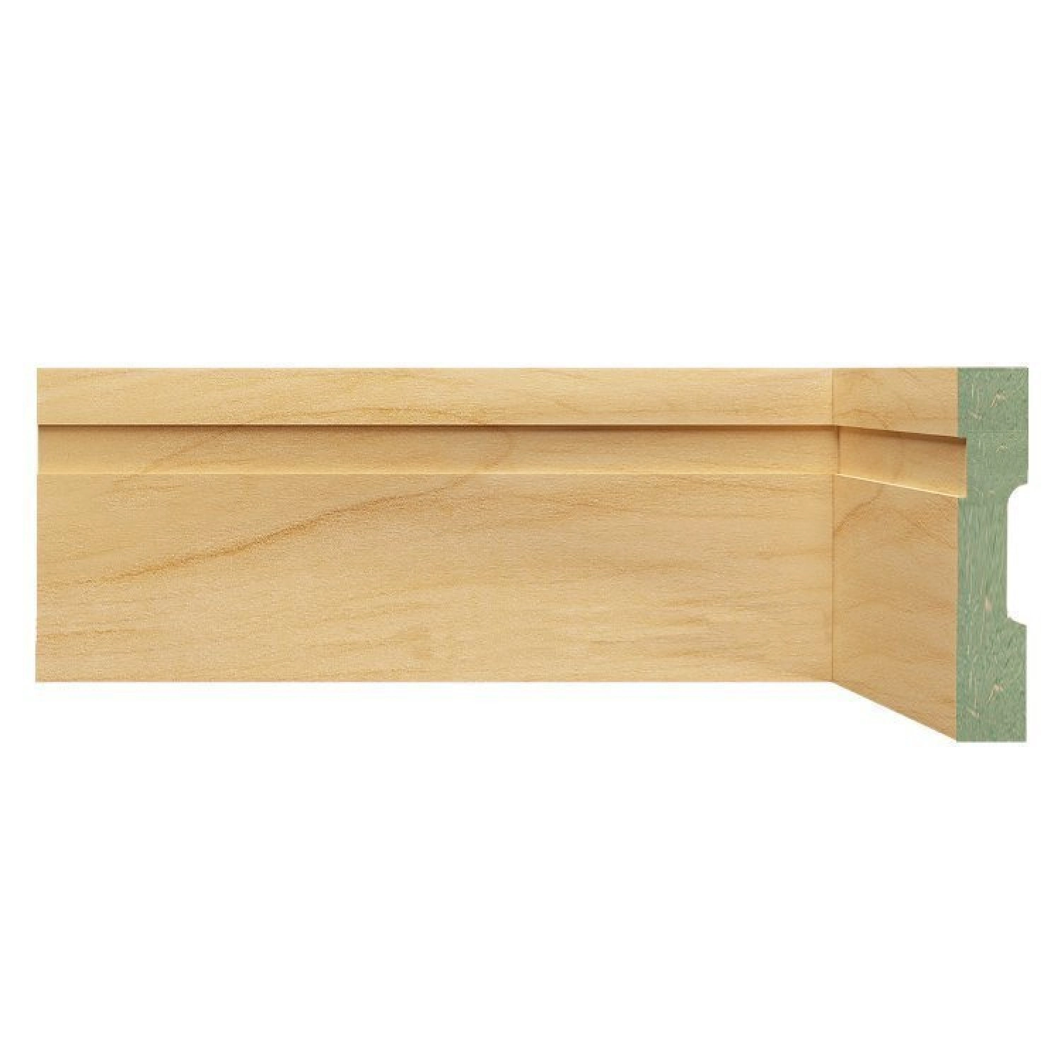 Kit Rodapé De Mdf 20 Barras Frisadas De 10cmx2,40m Rende 48 Metros Castanho