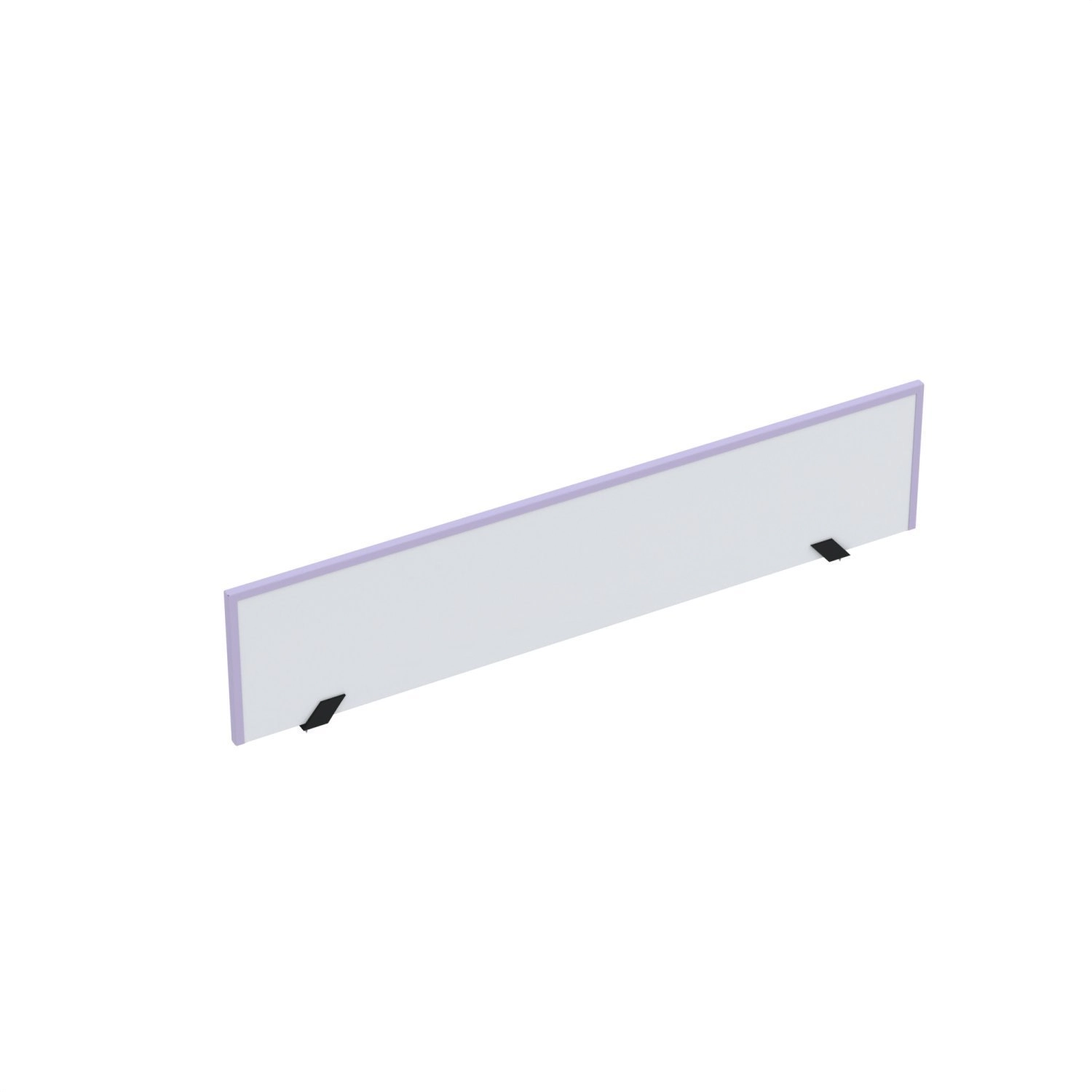 Painel Divisor Para Mesas De Escritório 881x300mm M900at Branco/lilás