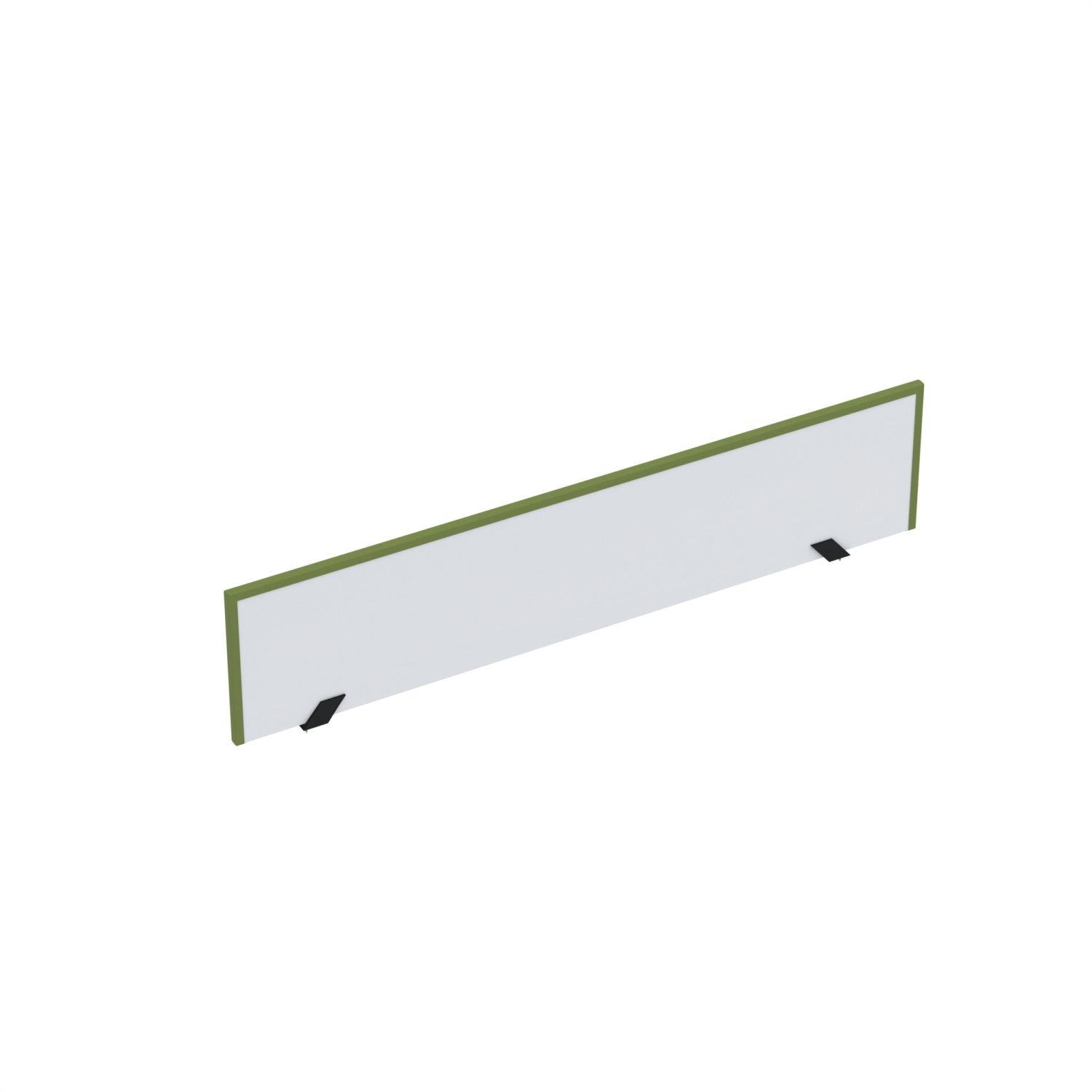 Painel Divisor Para Mesas De Escritório 881x300mm M900at Branco/verde Miró