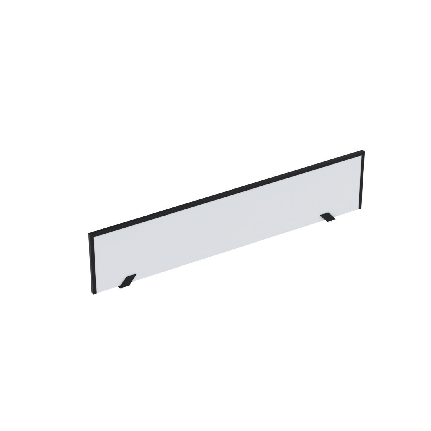 Painel Divisor Para Mesas De Escritório 881x300mm M900at Branco/preto