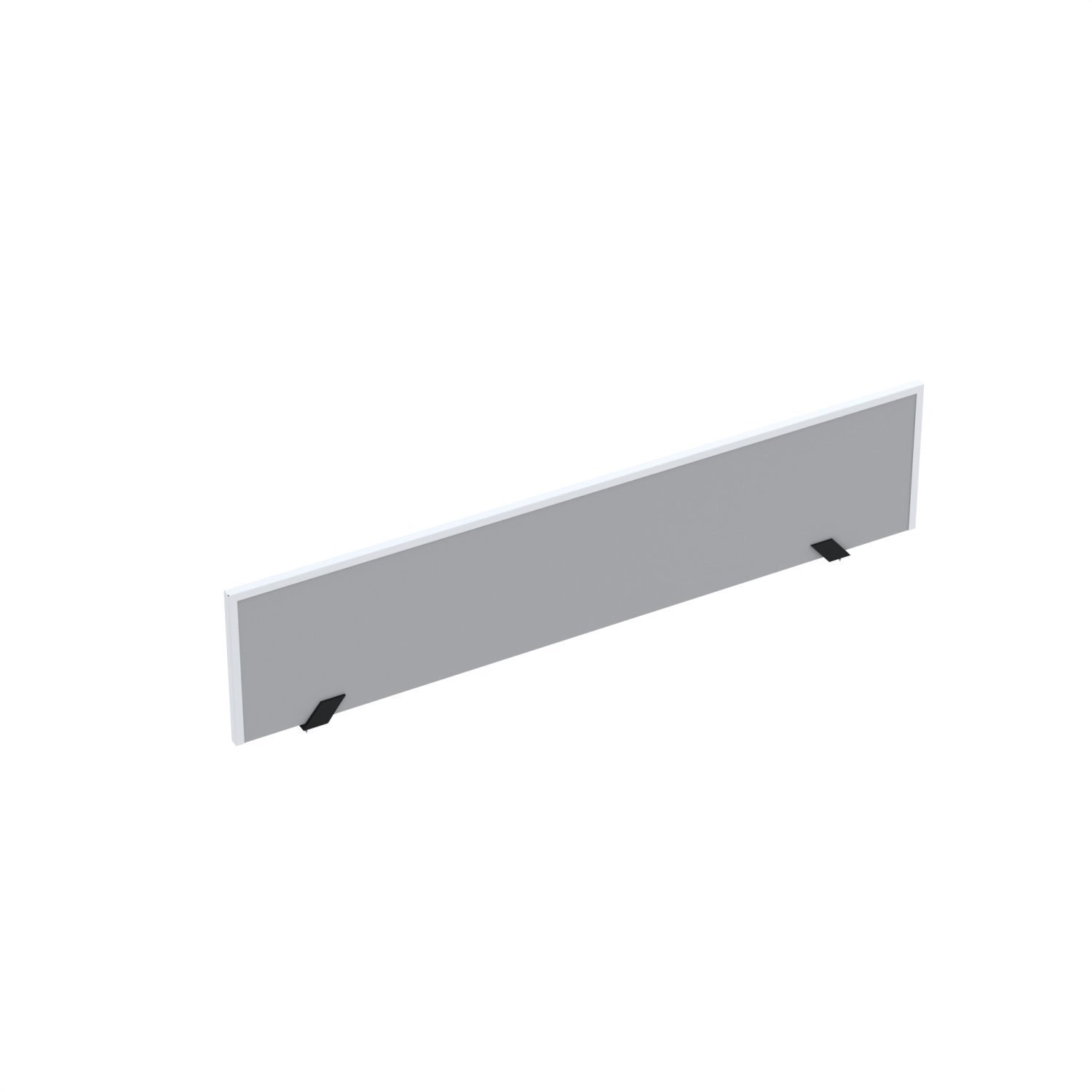 Painel Divisor Para Mesas De Escritório 881x300mm M900at Cinza/branco