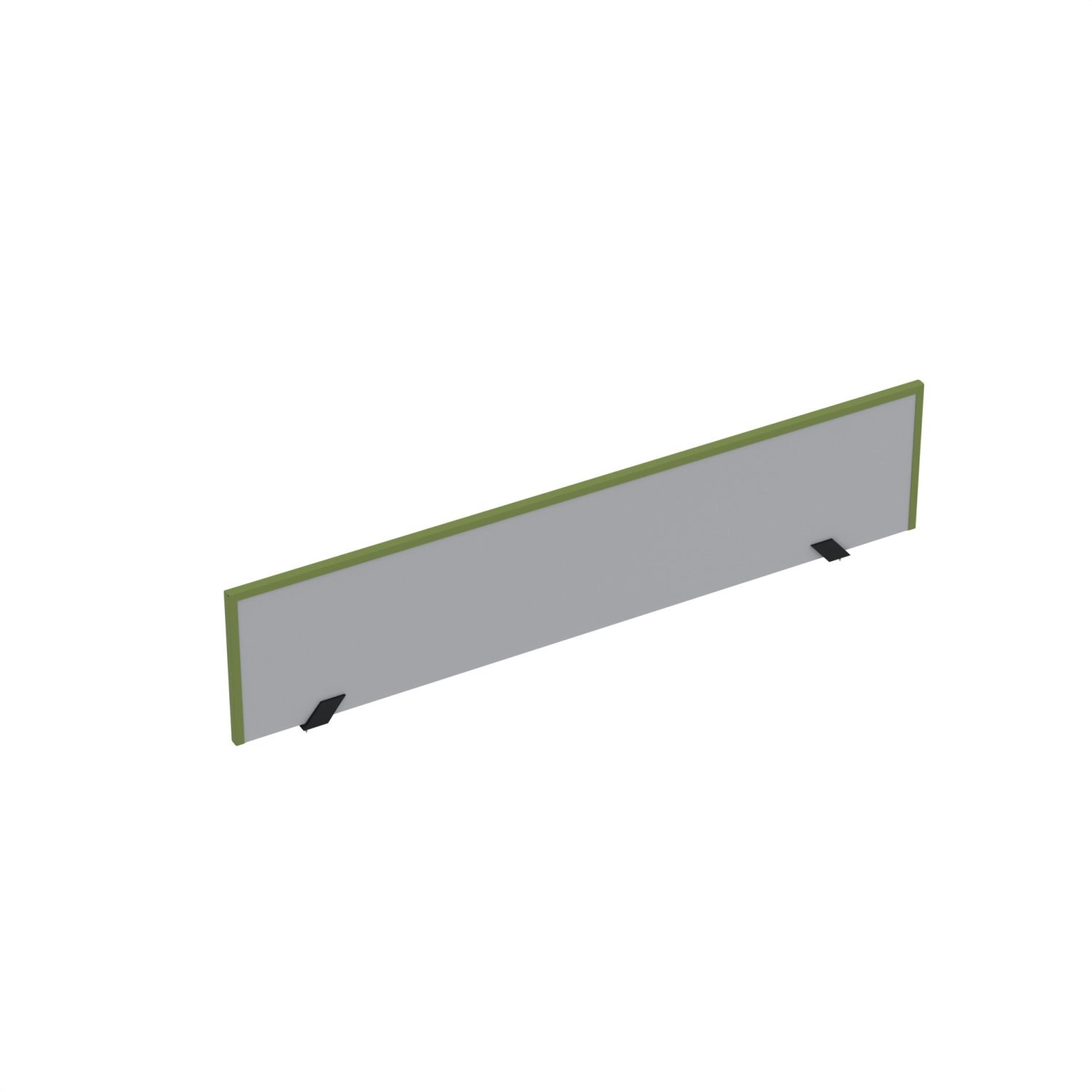 Painel Divisor Para Mesas De Escritório 881x300mm M900at Cinza/verde Miró