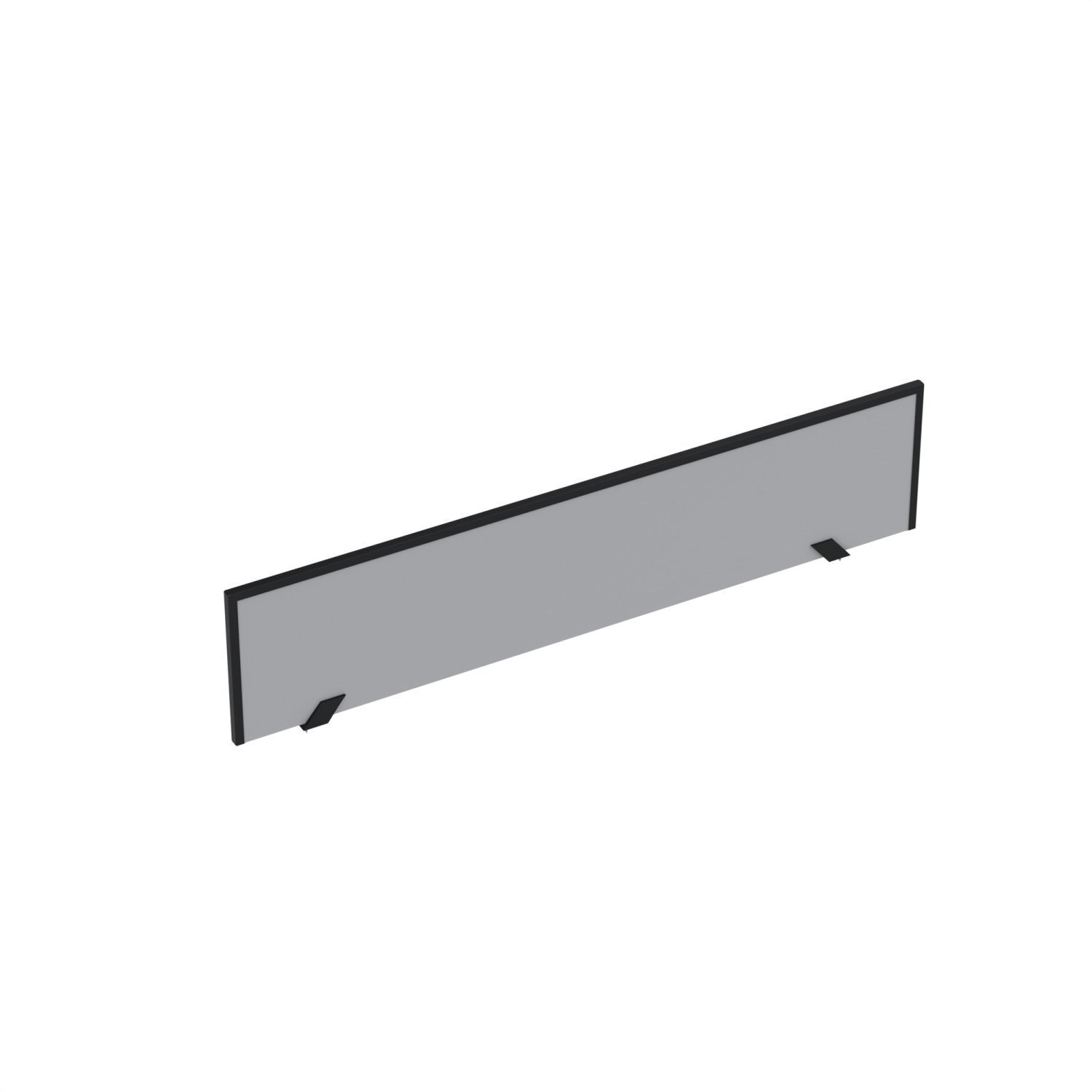 Painel Divisor Para Mesas De Escritório 881x300mm M900at Cinza/preto