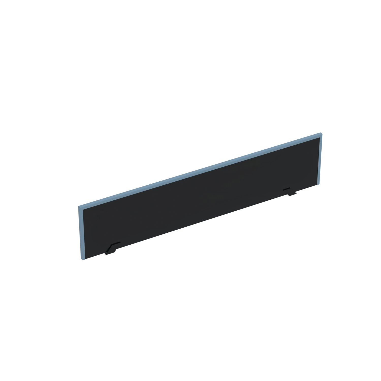 Painel Divisor Para Mesas De Escritório 881x300mm M900at Preto/azul Dali
