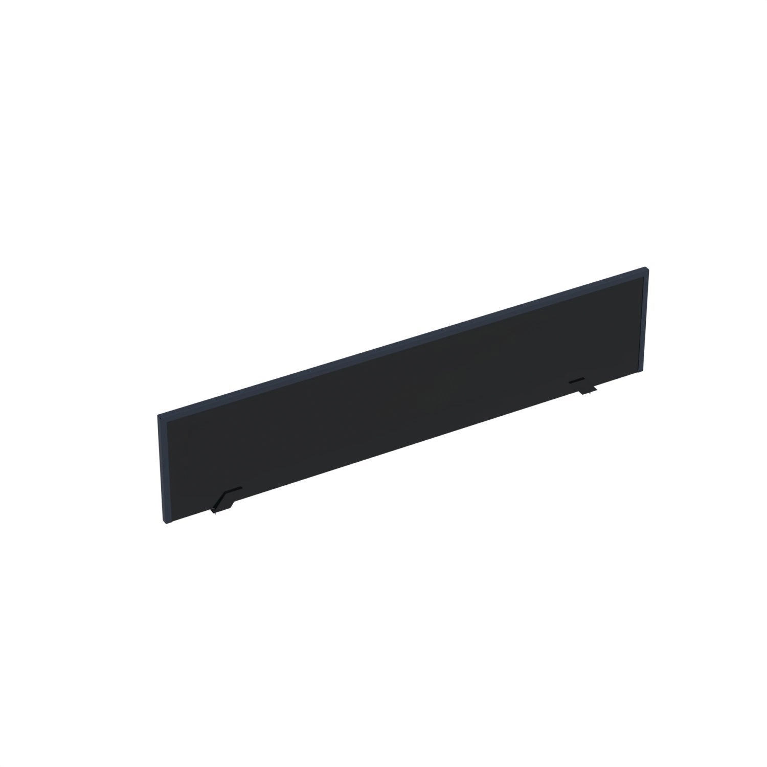 Painel Divisor Para Mesas De Escritório 881x300mm M900at Preto/azul Delrei