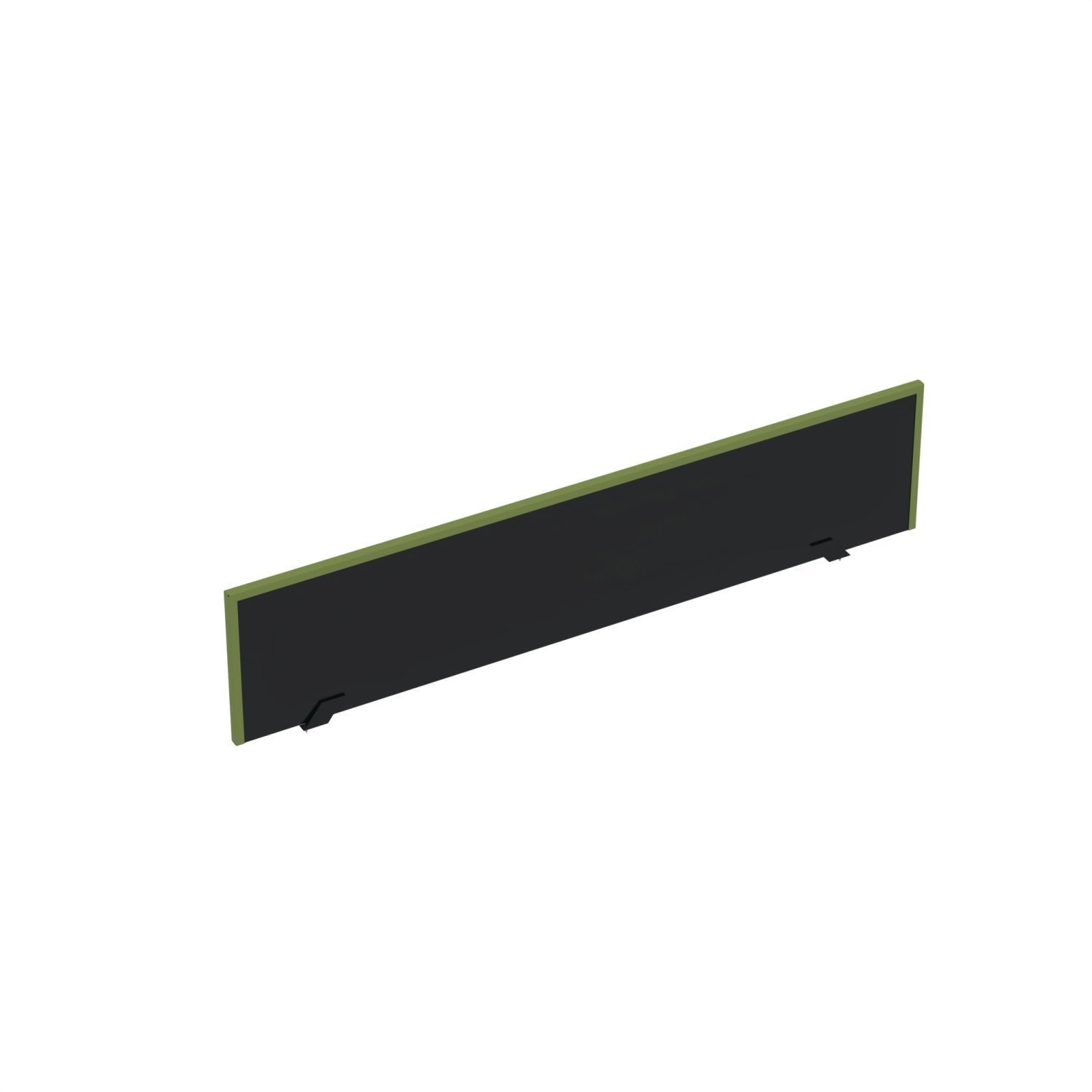 Painel Divisor Para Mesas De Escritório 881x300mm M900at Preto/verde Miró