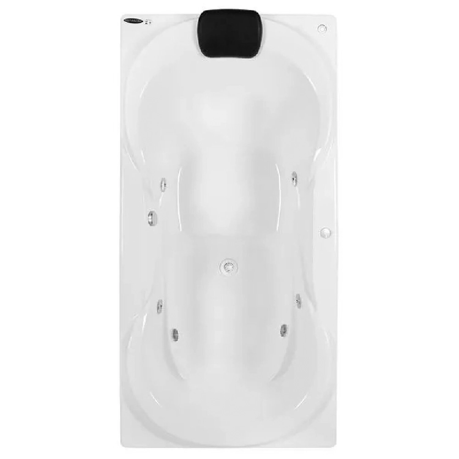 Banheira De Hidromassagem Due Super Luxo 180x90x50cm - P4 - 110v - Sem Aquecedor Branco