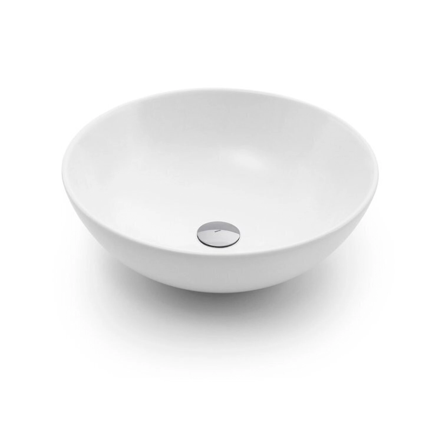 Kit Com 2 Cuba De Apoio Redonda 40cmx15cm Luxo Docol Branco