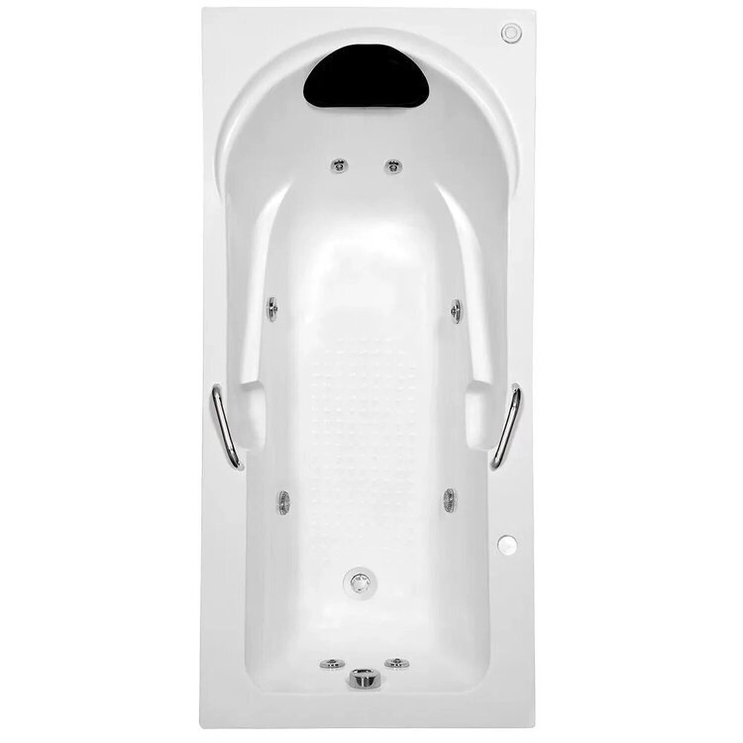 Banheira De Hidromassagem Capri Astra Em Gel 150x80x46cm - P2 - 220v - Sem Aqu E Cromoterapia Branco