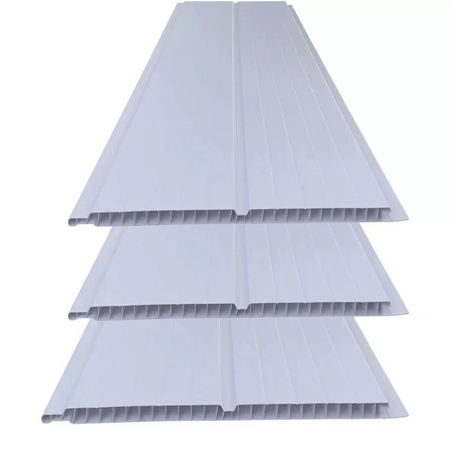 Kit 90m² Forro De Pvc 8mmx20cmx3m   Branco Gelo