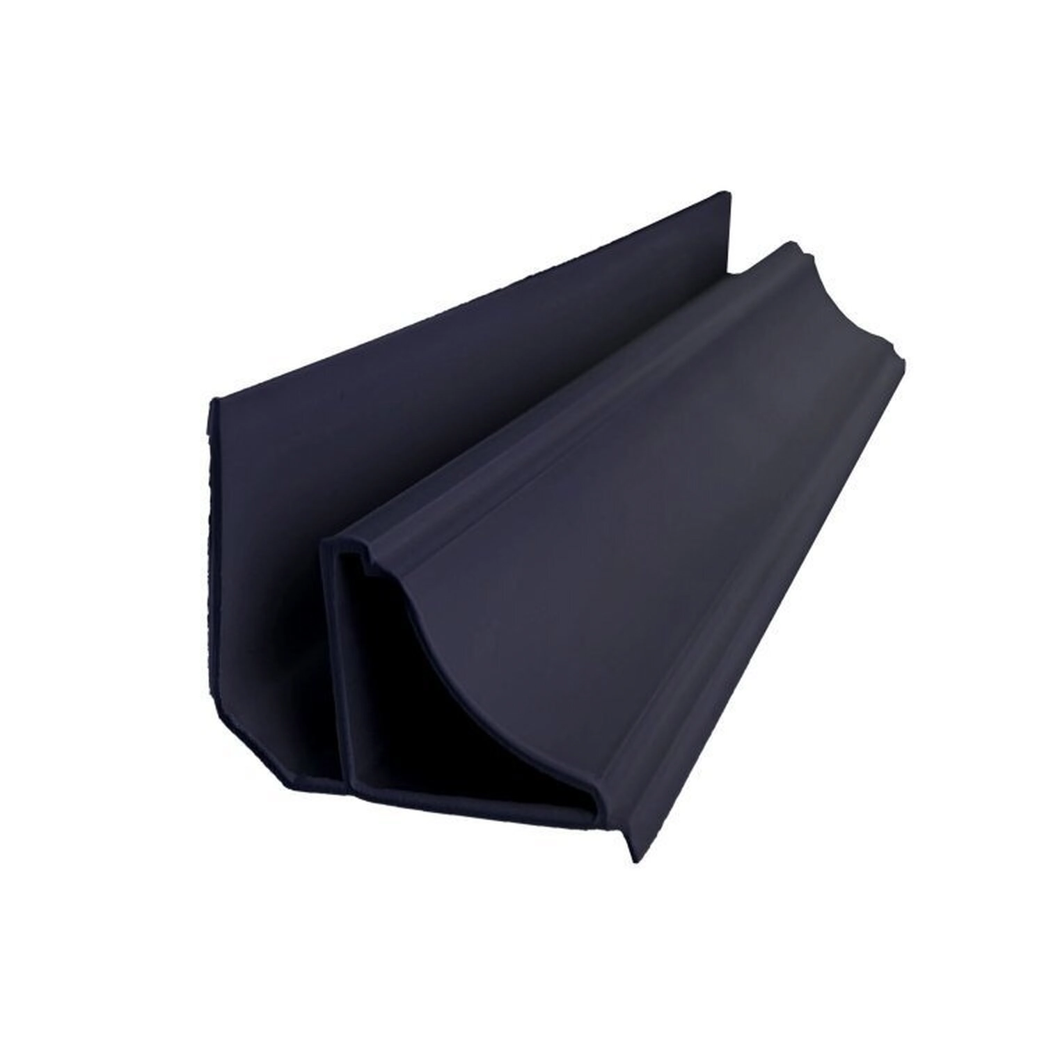 Kit 225m De Meia Cana Revestimento Pvc 3,8cmx3m Preto