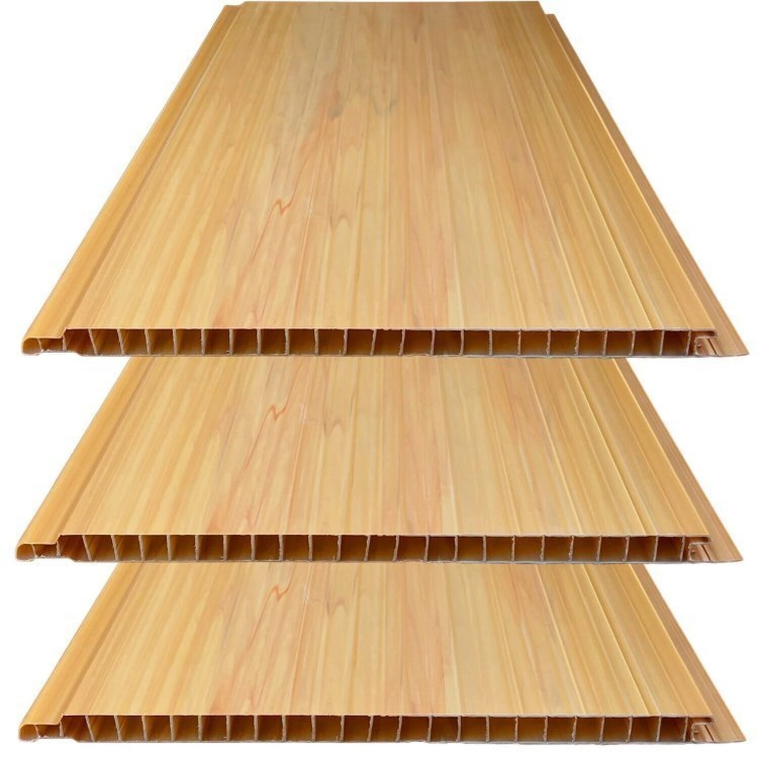 Forro De Pvc Kit 120m² Plus Cerejeira 8mmx20cmx3m Bariri Cerejeira
