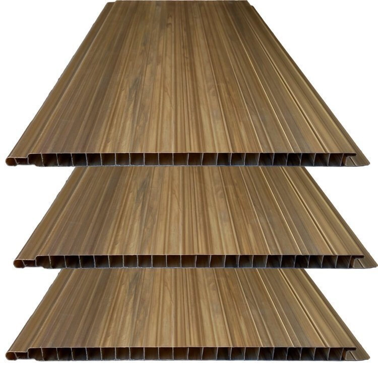 Kit 180m² Forro De Pvc Plus 8mmx20cmx3m Imbuia