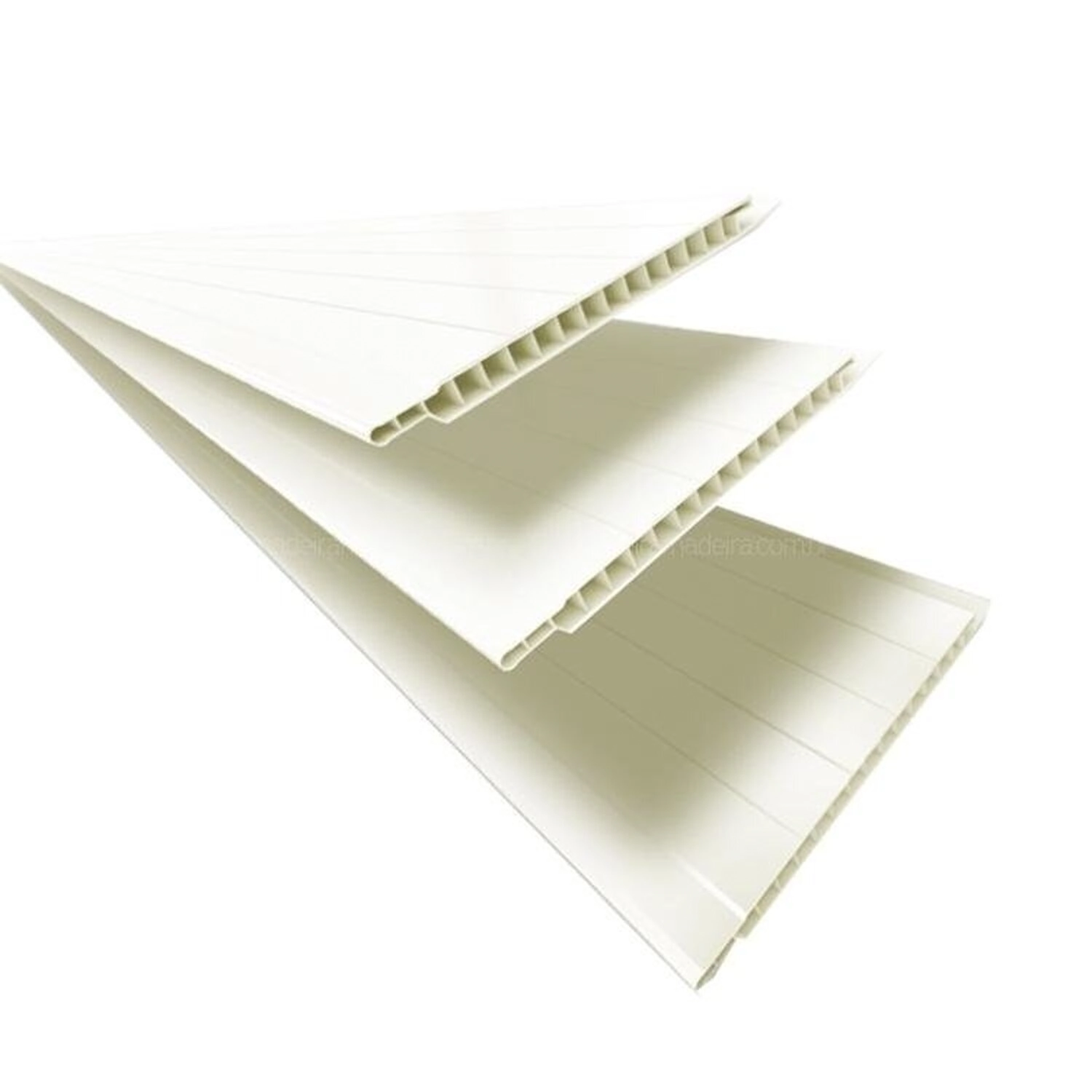 Kit Com 30 M² Forro De Pvc 8mm X 20cm X 3m Polifort Branco