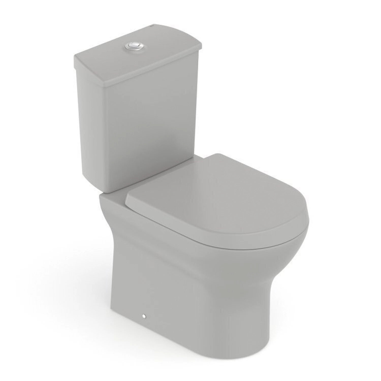 Kit 2 Vasos Sanitários Com Caixa Acoplada E Assento Soft Close Nexo Roca Stone Fosco