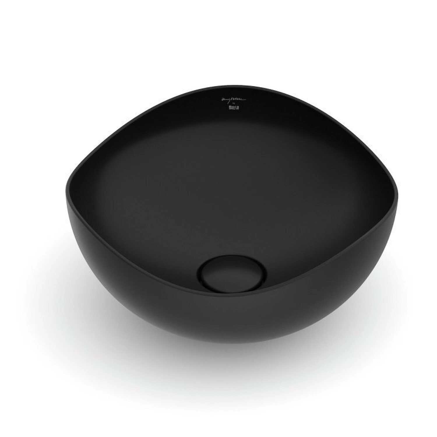 Kit 3 Cubas De Apoio 37,5x37,5cm Ruy Ohtake Roca Matte Black