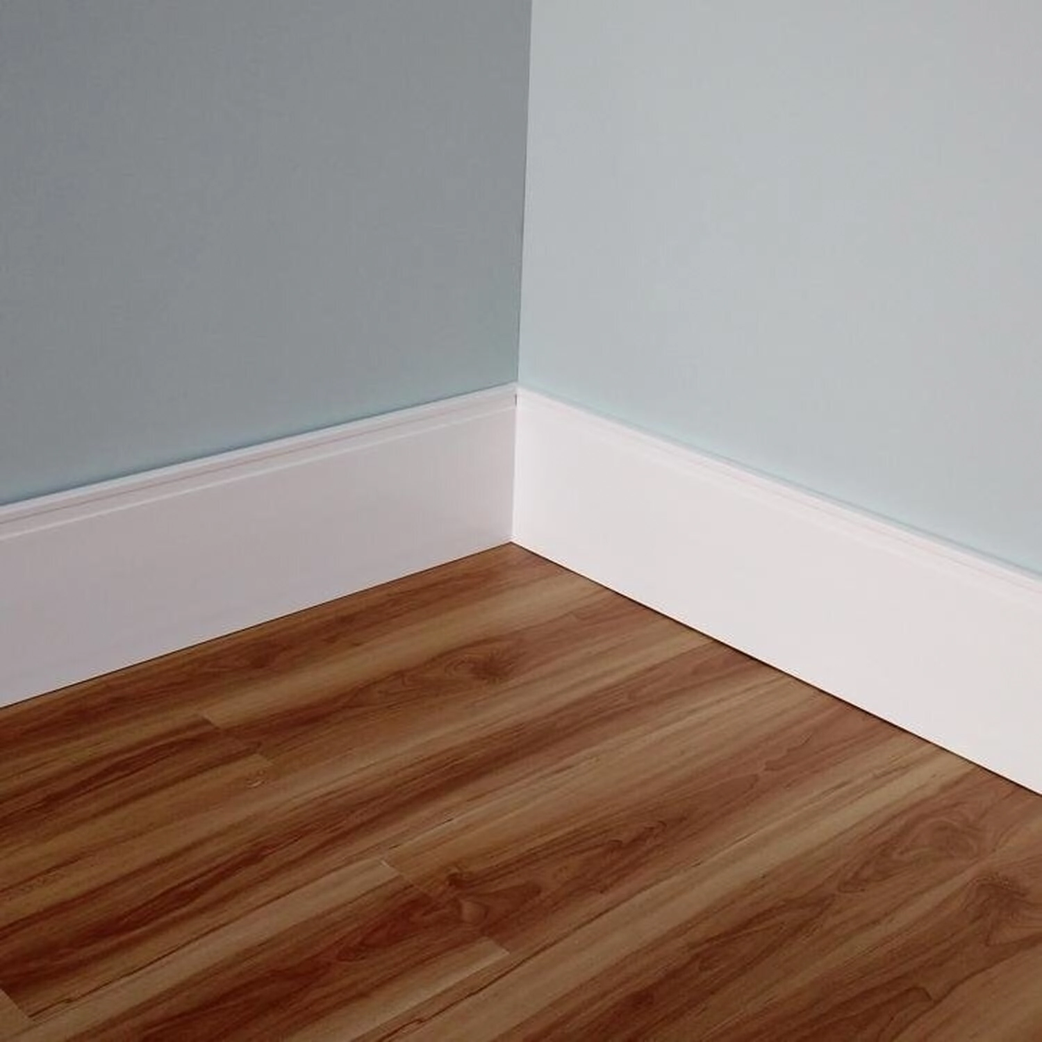 Kit 12m Linear Rodapé De Poliestireno Frisado 20cmx2,40m Branco
