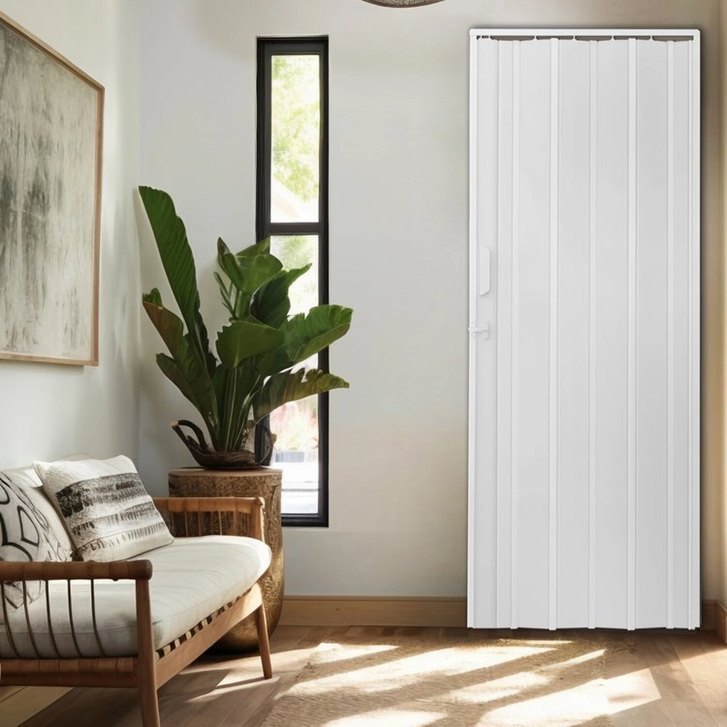 Kit Com 2 Portas Sanfonada De Pvc 210x84cm Bariri 791830