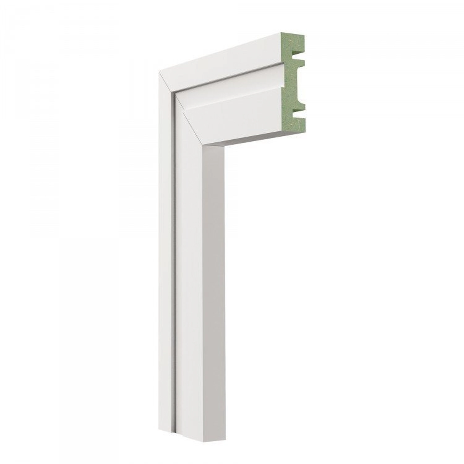 Kit 96m Linear Guarnição Mdf 502 15mmx5cm Branco