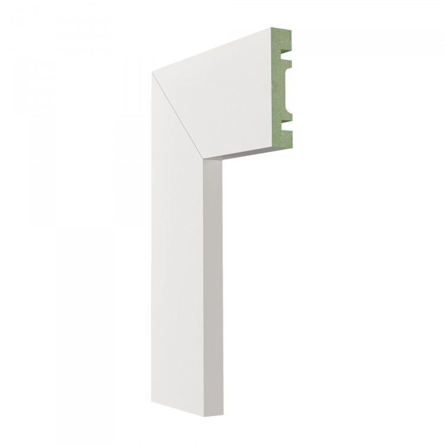 Kit 12m Linear Guarnição Mdf 701 15mmx7cm Branco
