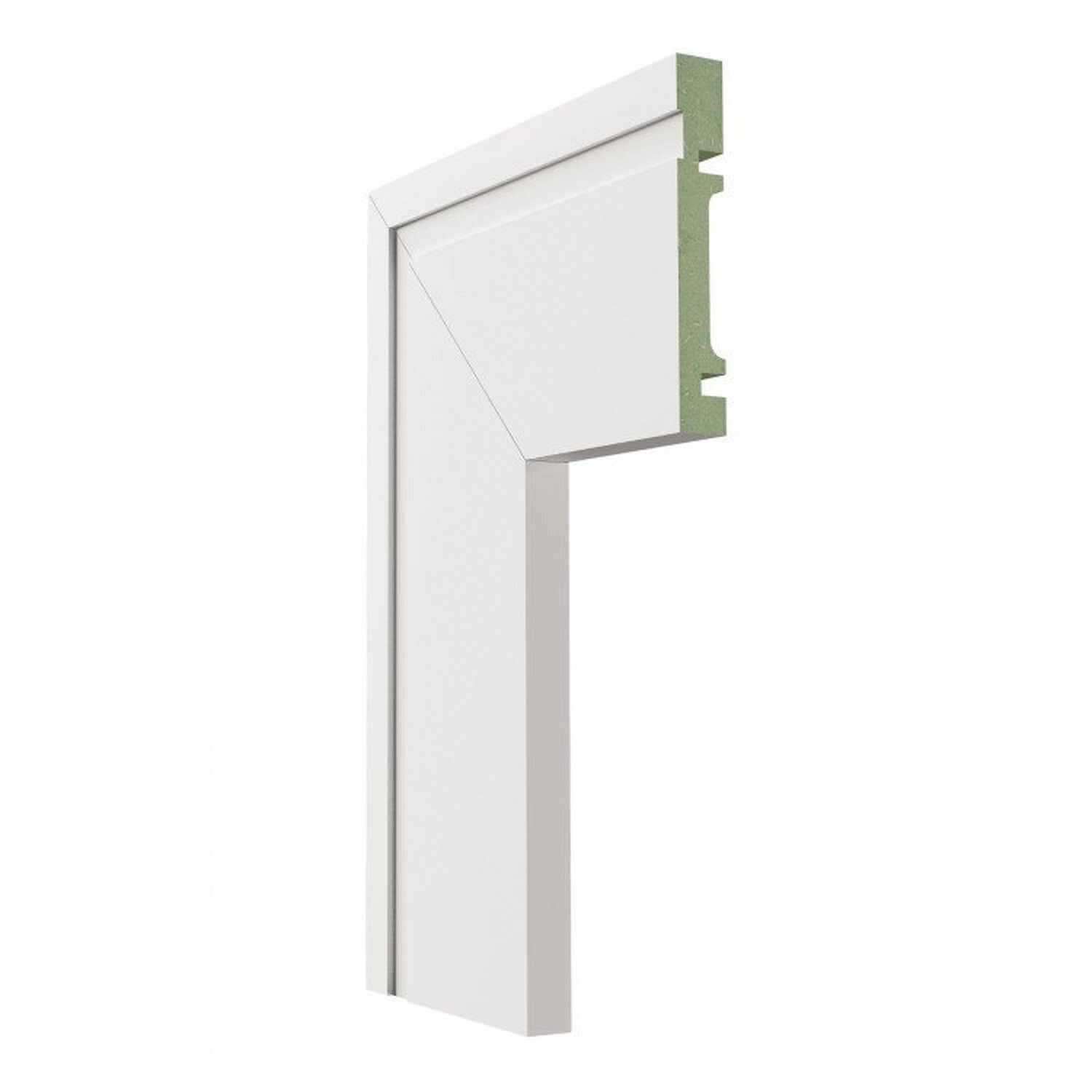 Kit 36m Linear Guarnição Mdf 1002 15mmx10cm Branco