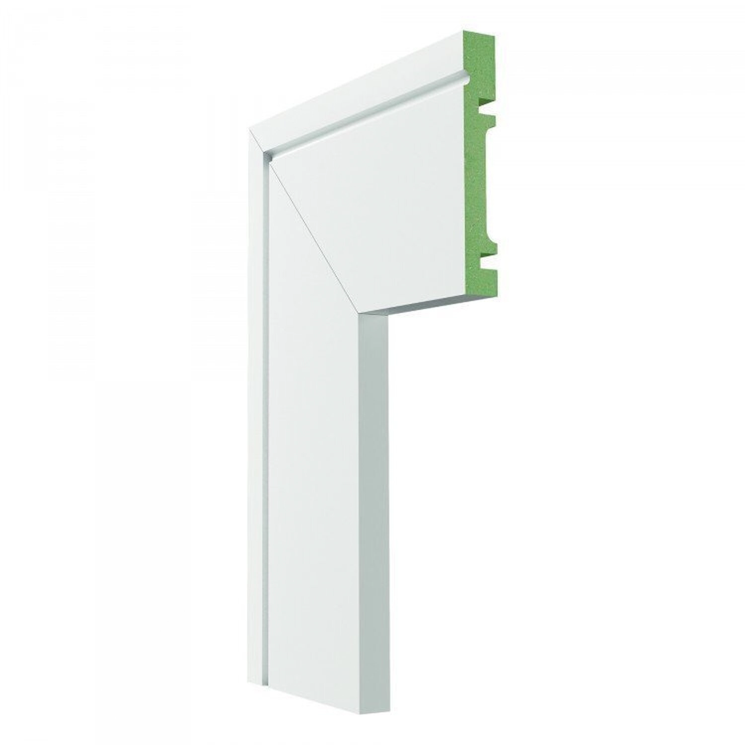 Kit 12m Linear Guarnição Mdf 1003 15mmx10cm Branco
