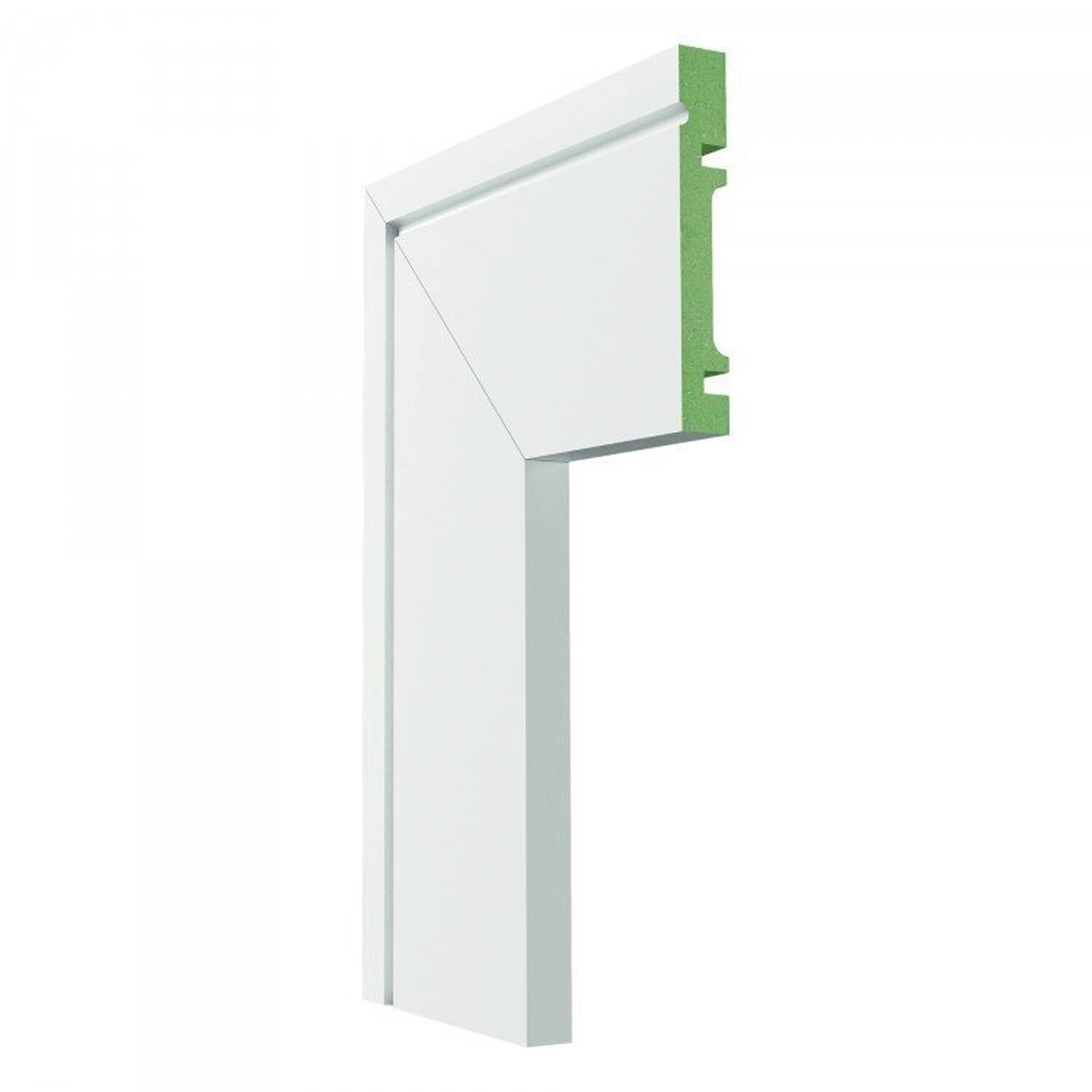 Kit 48m Linear Guarnição Mdf 1003 15mmx10cm Branco