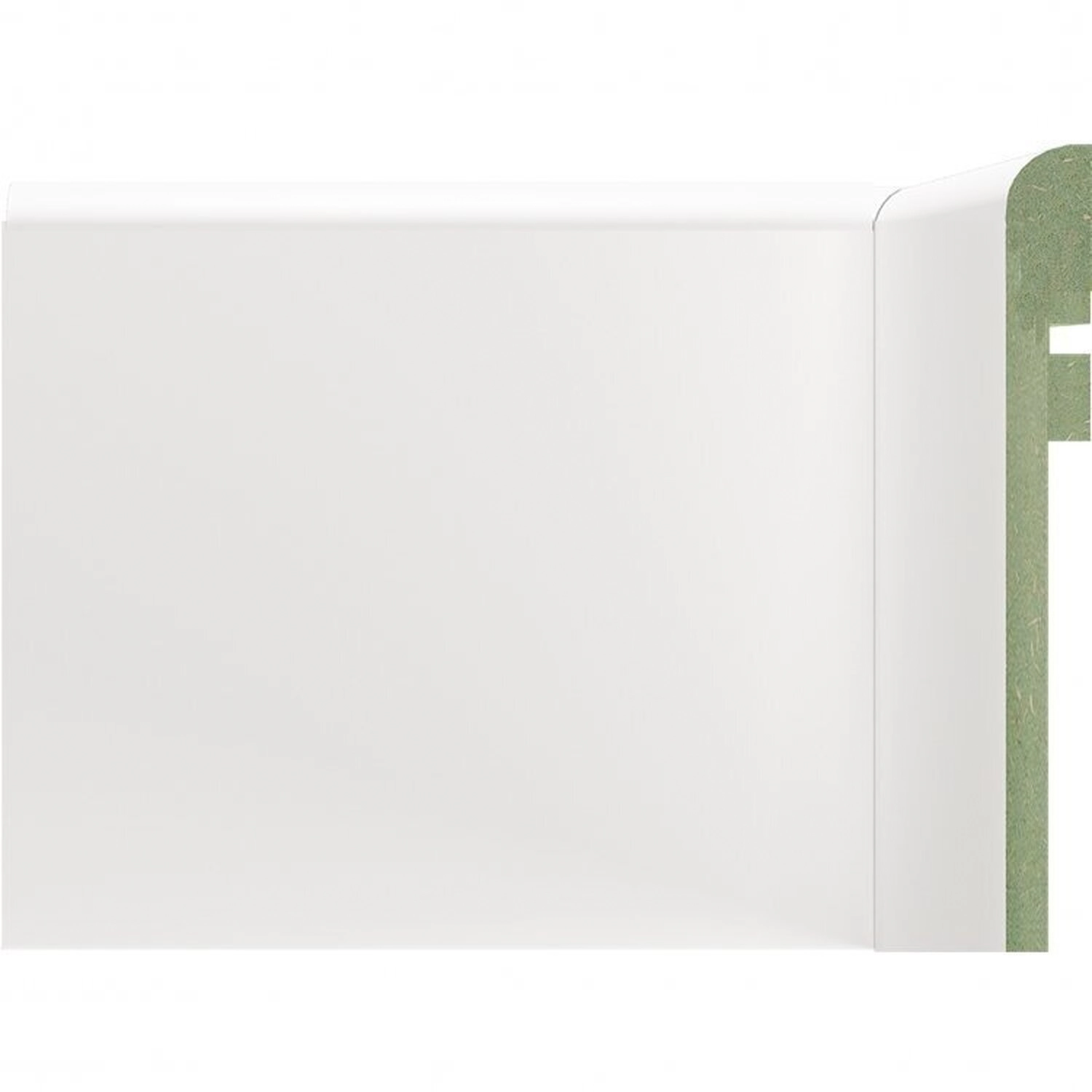 Kit Rodapé De Mdf 10 Barras Frisadas De 15cmx2,40m Rende 24 Metros Branco