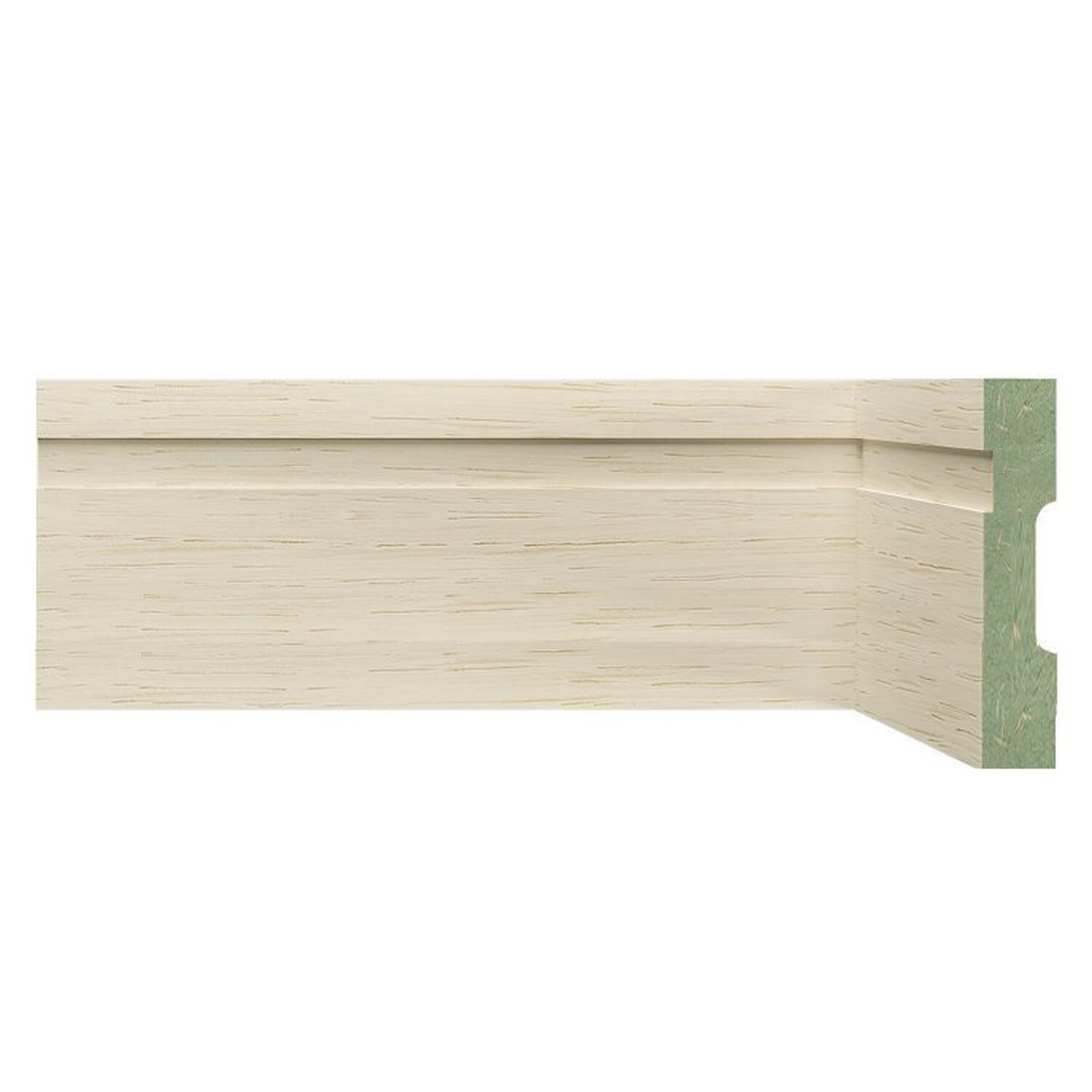 Kit Rodapé De Mdf 3 Barras Frisadas De 10cmx2,40m Rende 7,2 Metros Decapê Provence Frisado