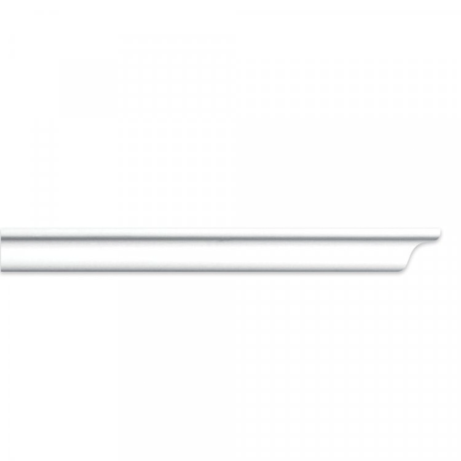 Kit 30m Linear Roda Teto Perfil De Poliestireno D25 Branco