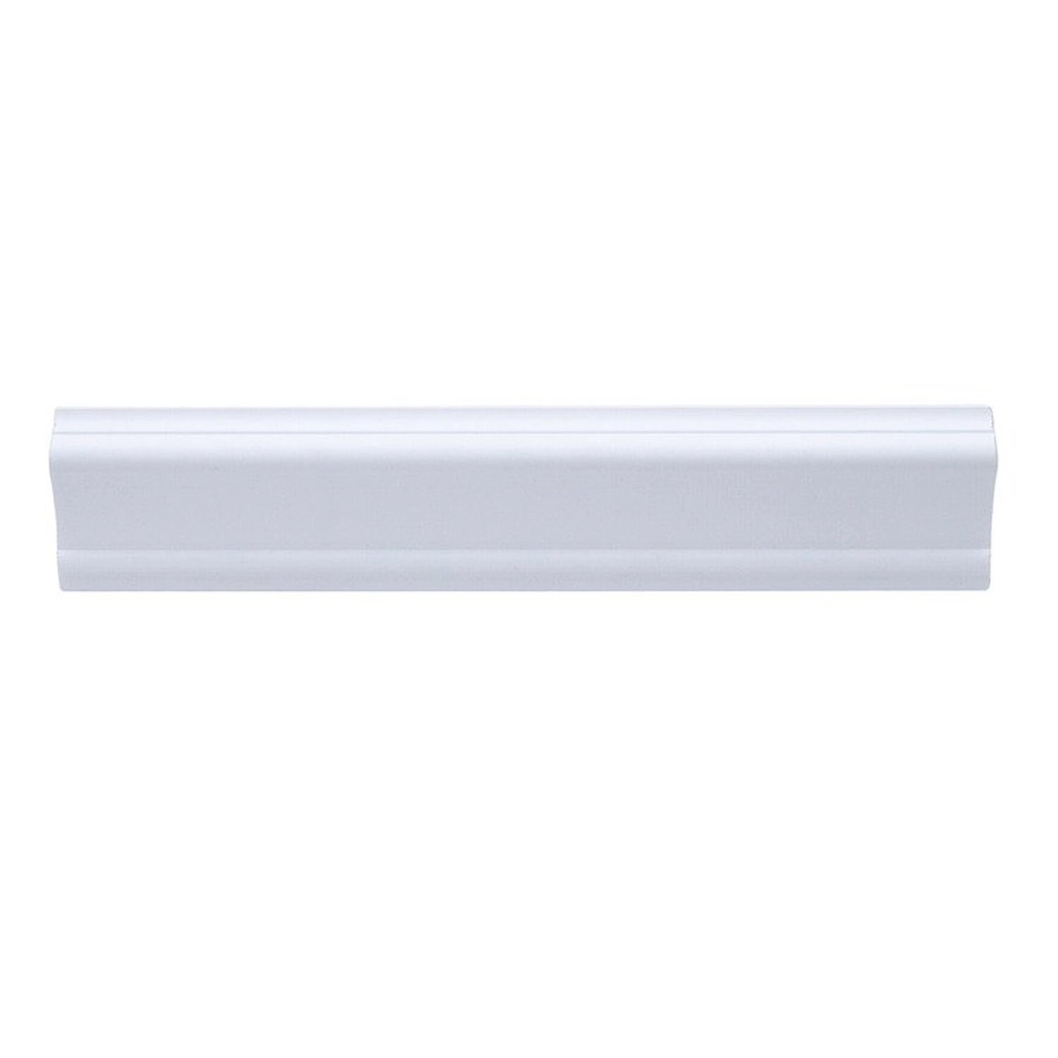 Kit Com 30 Barras Rodameio De Poliestireno 3,7cmx15mm Liso 72m Branco