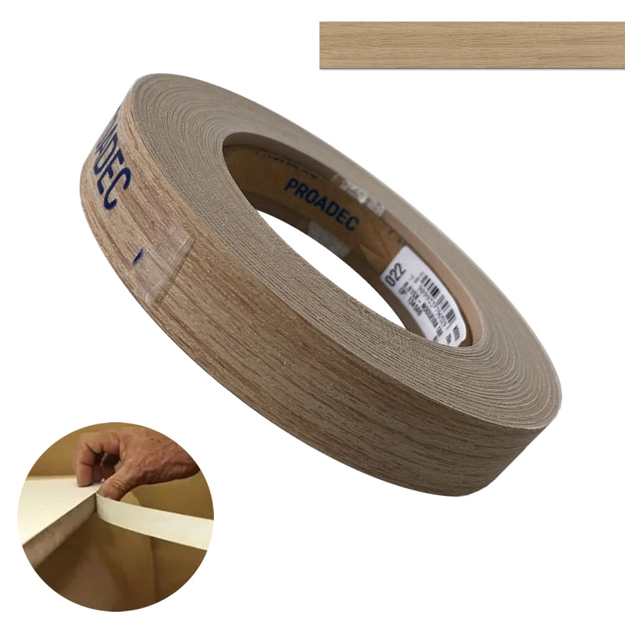 Fita De Borda Pvc Nogueira Thar 35mm X 20m Proadec