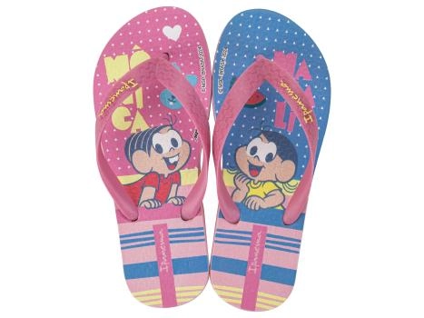 Chinelo Ipanema Infantil Turma Da Monica Rosa Azul 26790bg279 Grenden