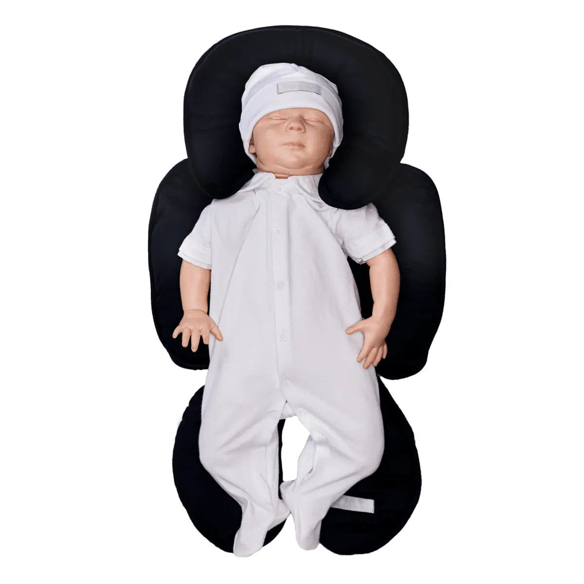 Almofada Redutora Bebê Fofo Lycra Preto D´Bella for Baby