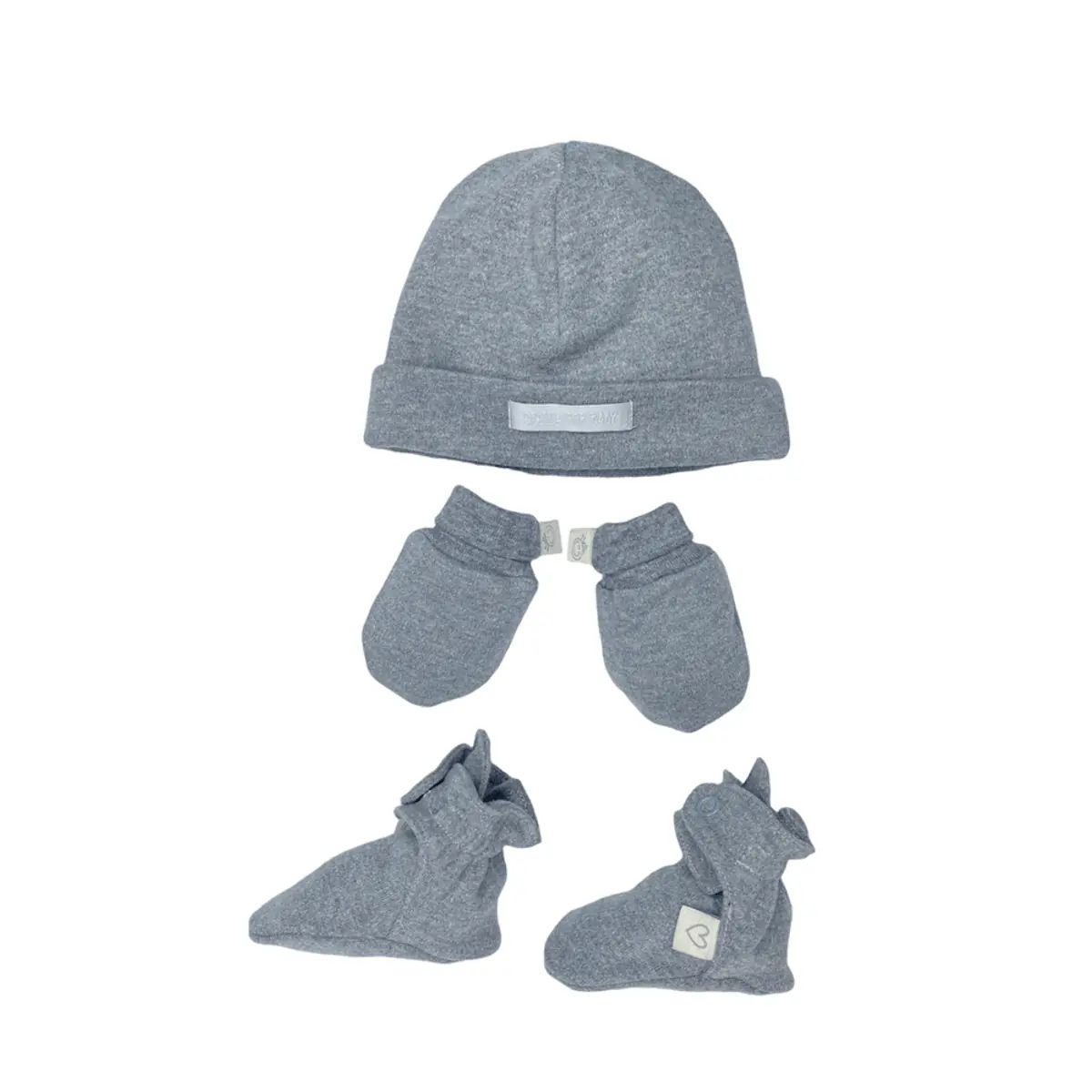 Kit Bebê a Caminho Mescla Cinza D´Bella for Baby